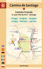 Camino De Santiago Maps: St. Jean Pied De Port - Santiago De Compostela 2024 edition цена и информация | Путеводители, путешествия | kaup24.ee