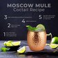 Kokteiliklaas Moscow Mule, 500ml цена и информация | Klaasid, tassid ja kannud | kaup24.ee