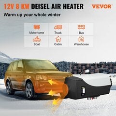 Diiselpuhur/eelsoojendi Vevor 12V 8kW hind ja info | Küttekehad | kaup24.ee