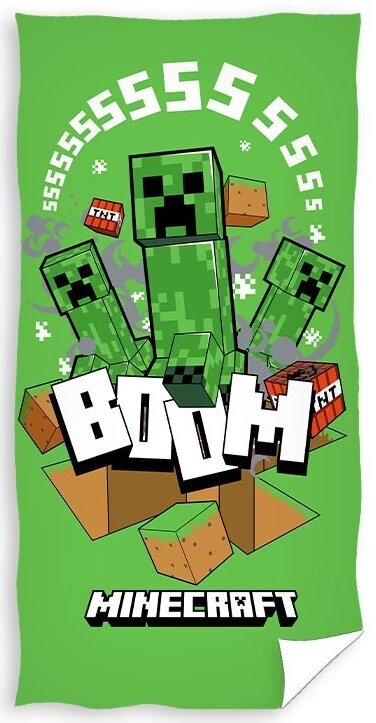 Laste rätik Minecraft, 70x140 cm hind ja info | Rätikud, saunalinad | kaup24.ee