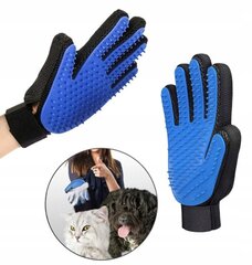 Перчатки для правой и левой руки для расчесывания шерсти собак цена и информация | Средства по уходу за животными | kaup24.ee