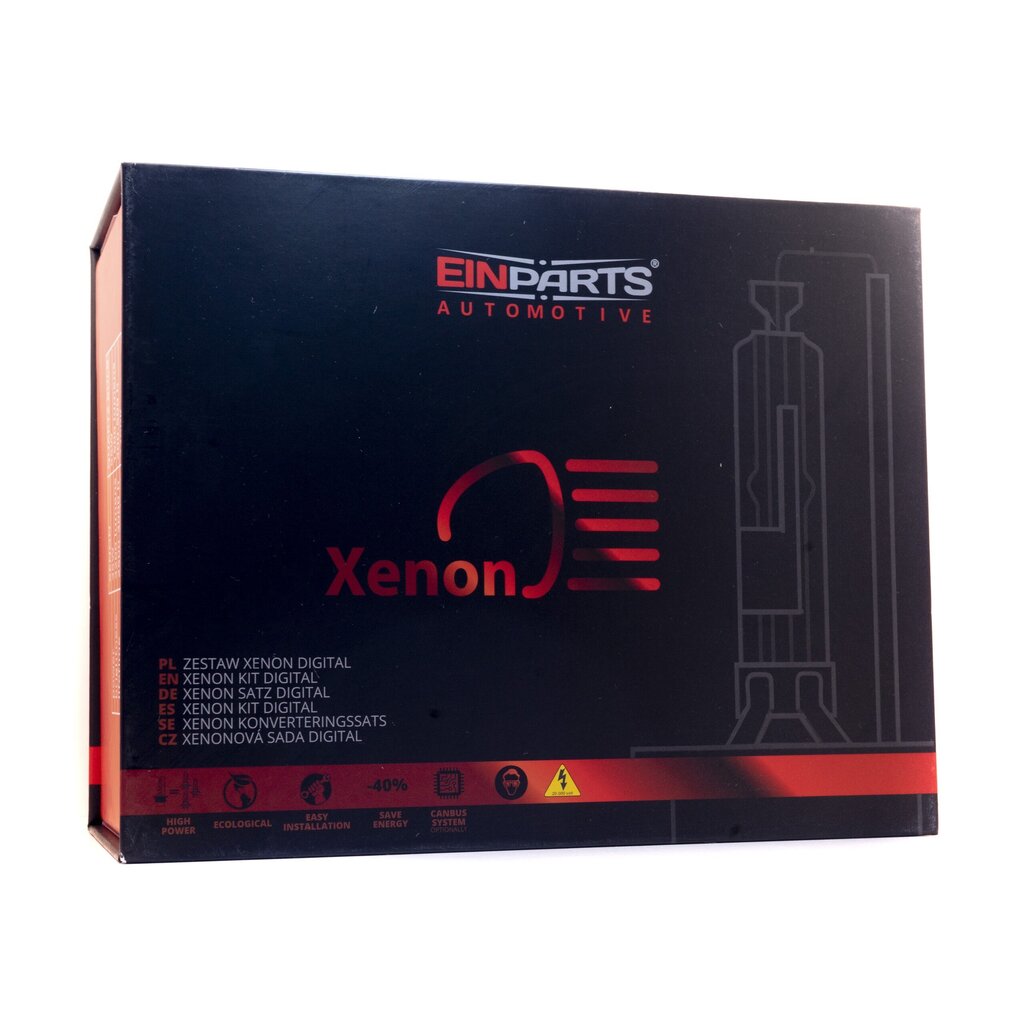 EinParts D2S Xenon HID komplekt 6000K KÜLM VALGE 12V Slim AC 35W 6.0A hind ja info | Turvasüsteemid ja 12V seadmed | kaup24.ee