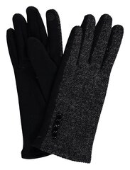 Женские перчатки Zabaione SIMONA SÕRM*01, черные/тёмно-серые, 4067218093831 цена и информация | Женские перчатки | kaup24.ee