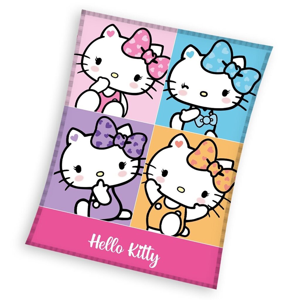 Laste pleed Hello Kitty, 130x170 cm цена и информация | Voodikatted, pleedid | kaup24.ee