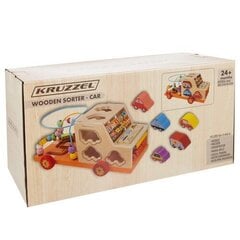 Puidust sorteerija - kalkulaator Kruzzel 22652 hind ja info | Arendavad mänguasjad | kaup24.ee