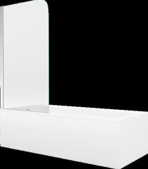Vann Mexen Vega viimistluse ja klaasseinaga, 160x70 cm + 80 cm, white+I/swing/chrome цена и информация | Ванны | kaup24.ee