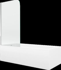 Vann Mexen Vega viimistluse ja klaasseinaga, 160x70 cm + 75 cm, white+I/swing/chrome цена и информация | Ванны | kaup24.ee