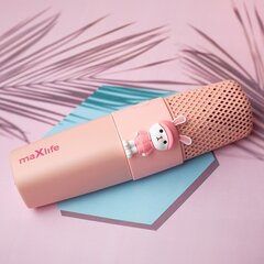 Maxlife Bluetooth mikrofon kõlariga Animal MXBM-500, roosa hind ja info | Kõlarid | kaup24.ee