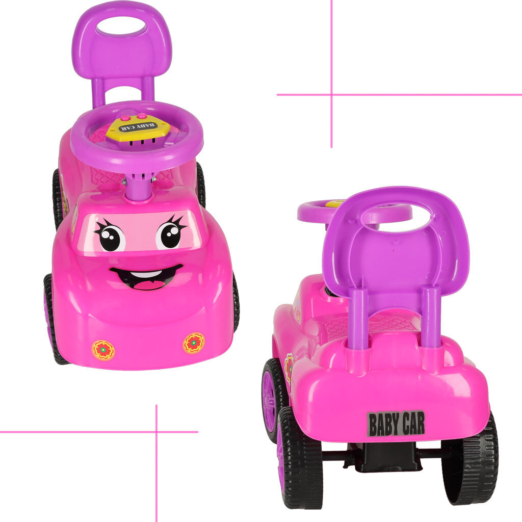 Tõukeauto lastele, roosa hind ja info | Imikute mänguasjad | kaup24.ee
