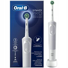 Oral-B Vitality Pro, valge цена и информация | Электрические зубные щетки | kaup24.ee
