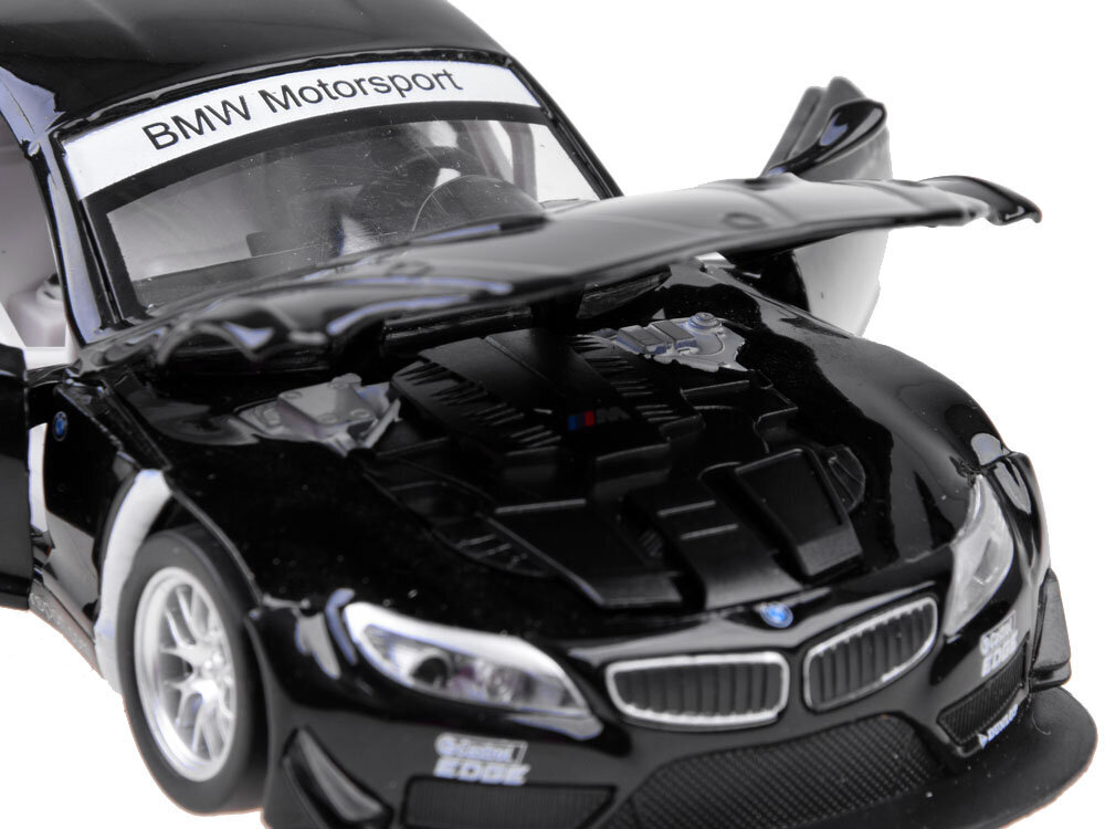 Metallik auto BMW Z4 GT3, must hind ja info | Poiste mänguasjad | kaup24.ee