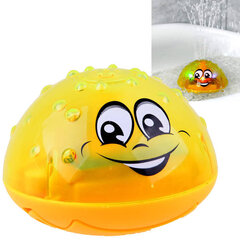 Ujuv ja helendav vannipurskkaev, kollane hind ja info | Imikute mänguasjad | kaup24.ee