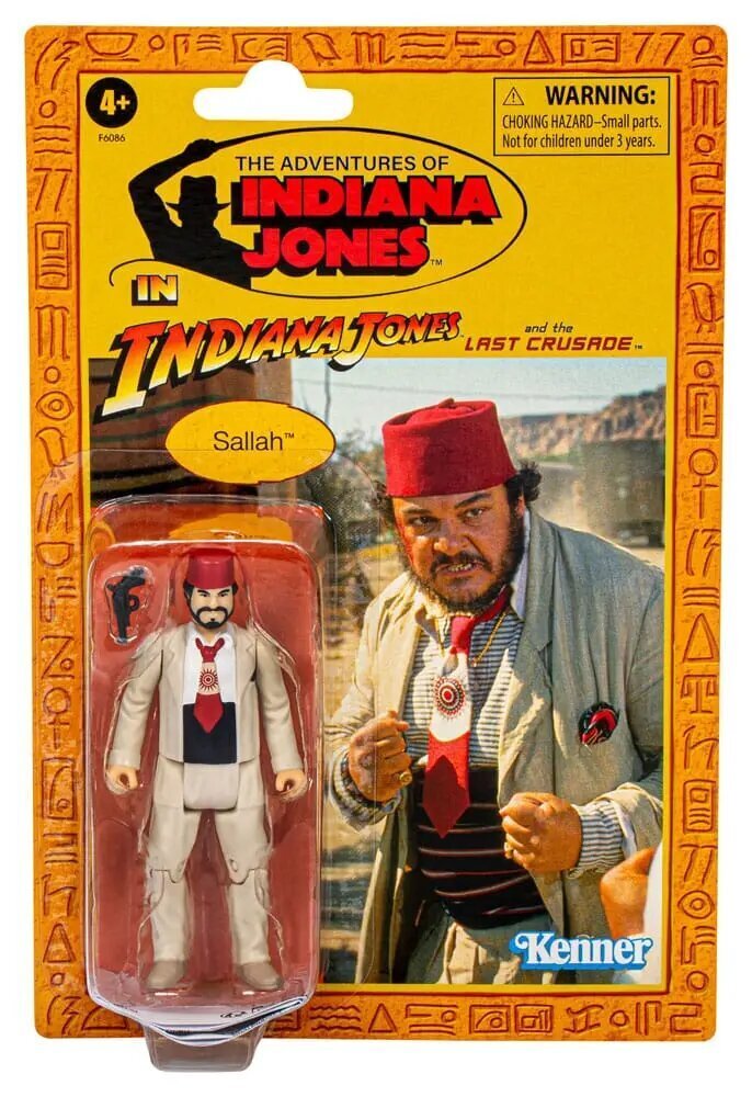 Figuur Hasbro Indiana Jones Retro Collection Sallah, 10 cm hind ja info | Poiste mänguasjad | kaup24.ee