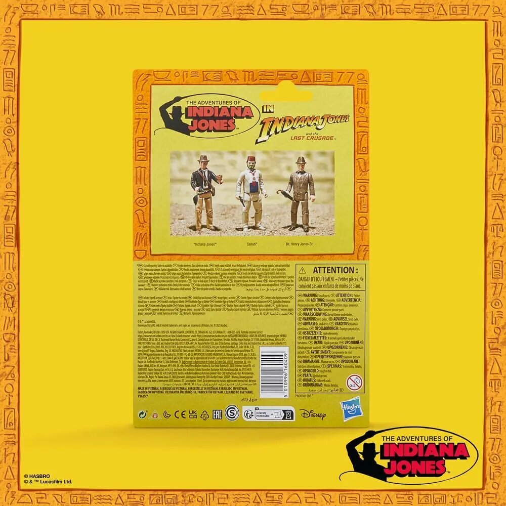 Figuur Hasbro Indiana Jones Retro Collection Sallah, 10 cm hind ja info | Poiste mänguasjad | kaup24.ee