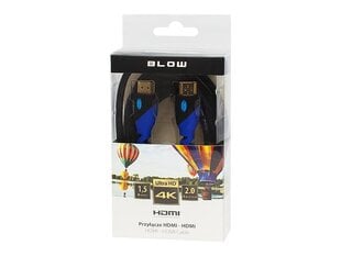 Blow, HDMI, 1.5 m hind ja info | Kaablid ja juhtmed | kaup24.ee