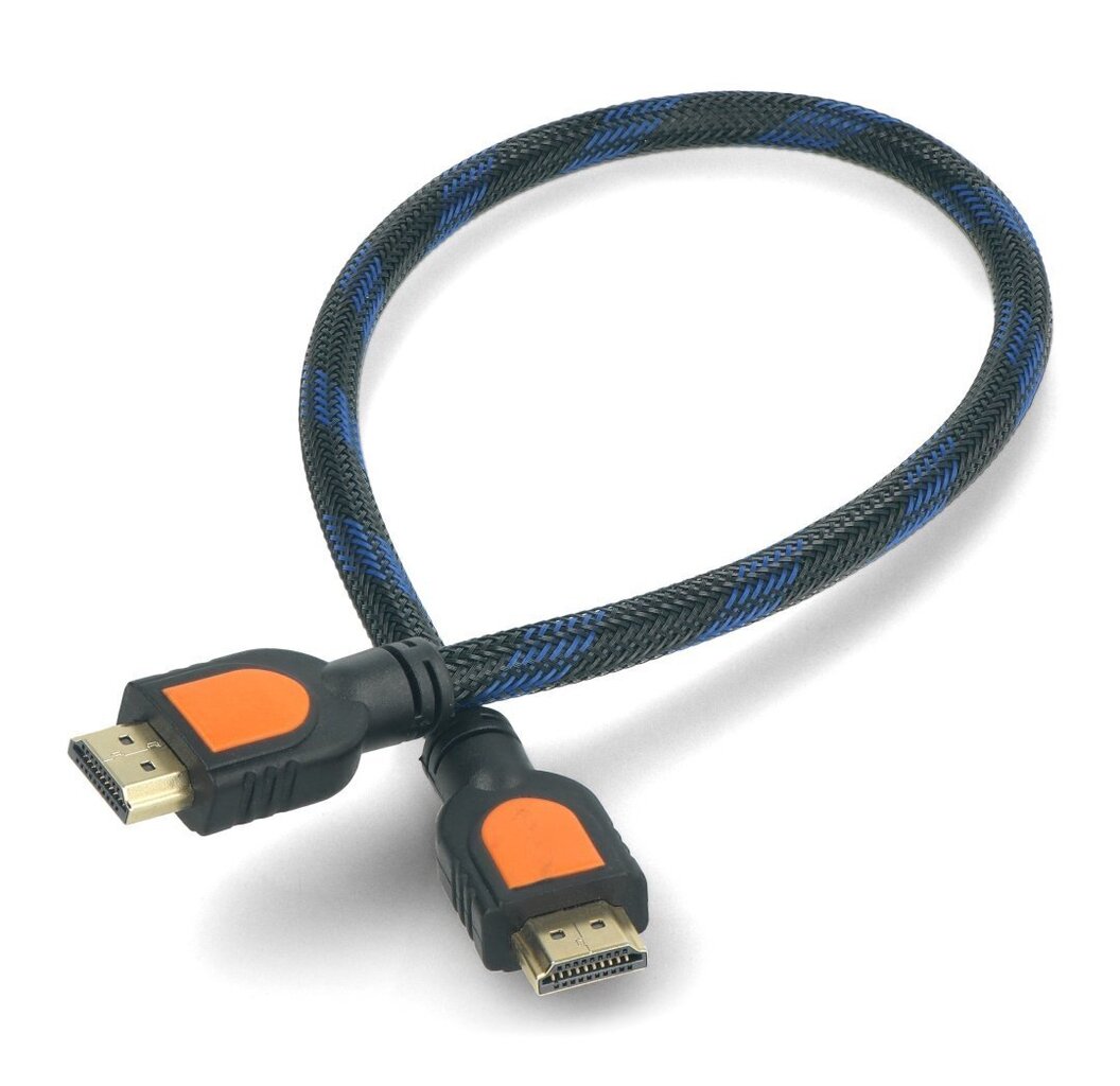 OEM, HDMI, 0.5 m цена и информация | Kaablid ja juhtmed | kaup24.ee