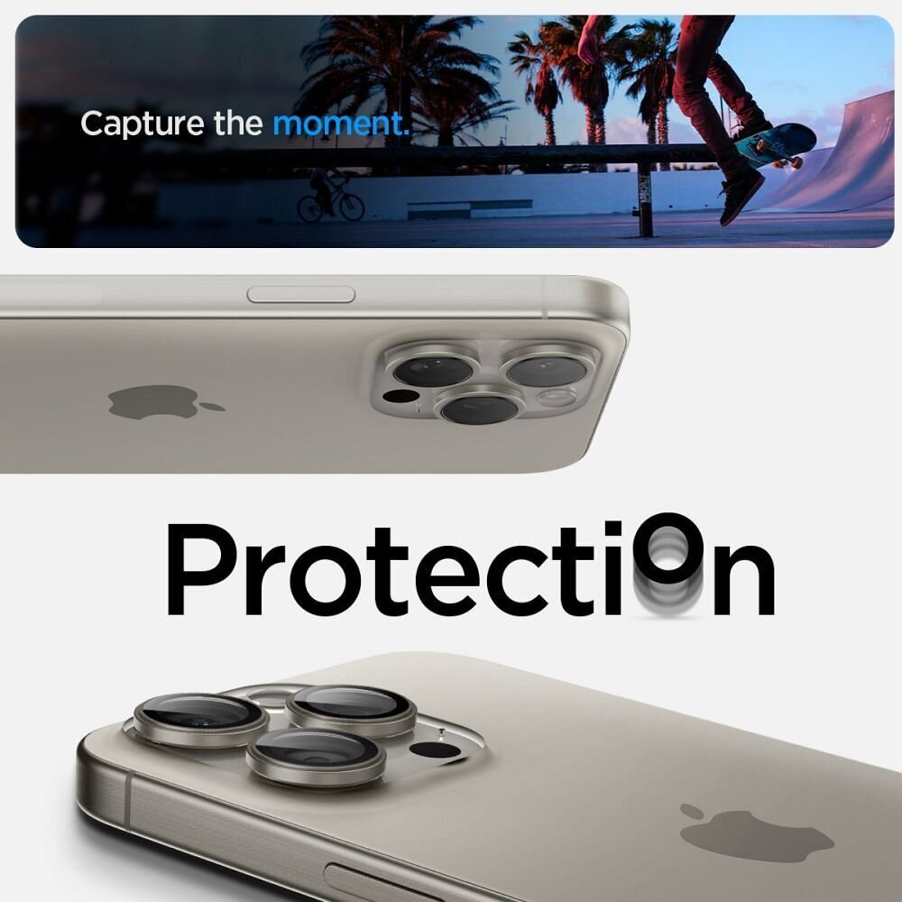 Spigen OPTIK.TR Ez Fit Camera Protector 2-pack цена и информация | Ekraani kaitsekiled | kaup24.ee