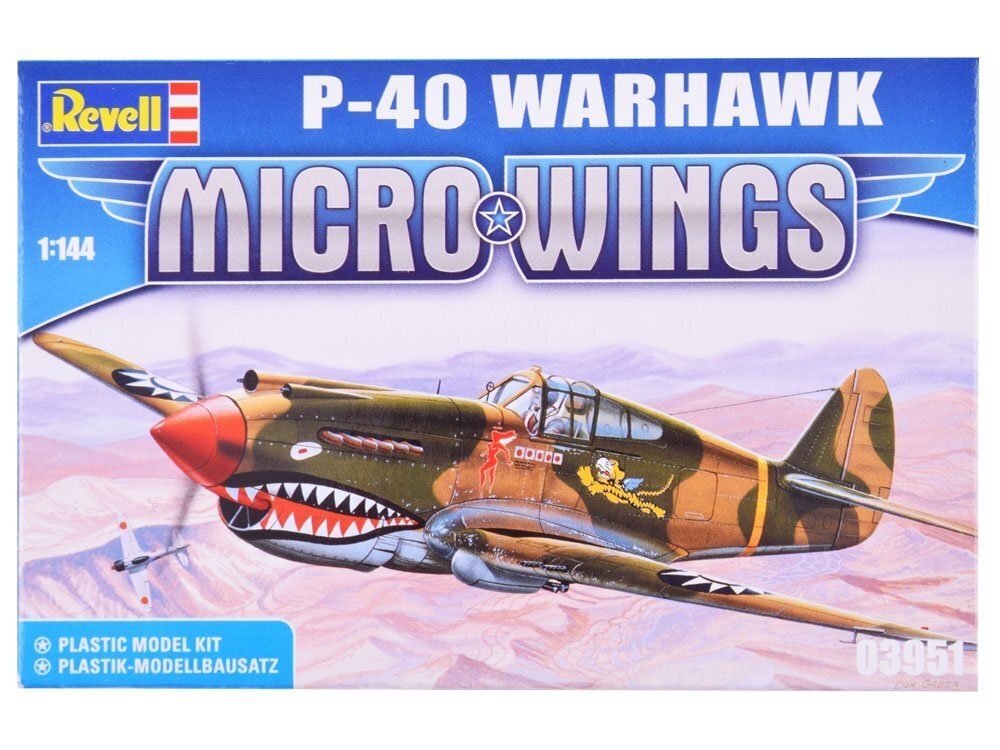 Lennuk P-40 Warhawk 1:144 цена и информация | Klotsid ja konstruktorid | kaup24.ee