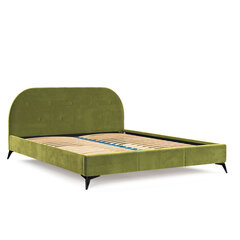 Кровать Liv&Lars Akila 140x200 см, зеленый цена и информация | Кровати | kaup24.ee