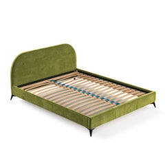 Кровать Liv&Lars Akila 160x200 см, зеленый цена и информация | Кровати | kaup24.ee