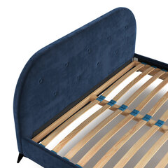 Кровать Liv&Lars Akila 160x200 см, тёмно-синий цена и информация | Кровати | kaup24.ee
