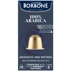 Kohvikapslid Borbone 100% Arabica, 10 tk, 50g цена и информация | Кофе, какао | kaup24.ee