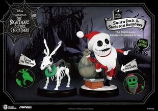 Figuur Nightmare Before Christmas Mini 2-pakk Santa Jack & Skeleton, 8 cm hind ja info | Fännitooted mänguritele | kaup24.ee