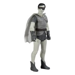 Экшн-фигурка DC Batman 66 Robin в стиле ретро (черно-белый телевизионный вариант) 15 см цена и информация | Игрушки для мальчиков | kaup24.ee