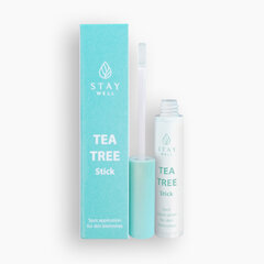 Vegan Teepuu pulk Stay Well Vegan Tea Tree Stick, 8 ml hind ja info | Näoõlid, seerumid | kaup24.ee