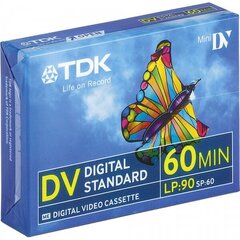 Видеокассета TDK DVC 60 цена и информация | Виниловые пластинки, CD, DVD | kaup24.ee