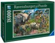 Pusle džungel Ravensburger, 18000 tk hind ja info | Pusled | kaup24.ee