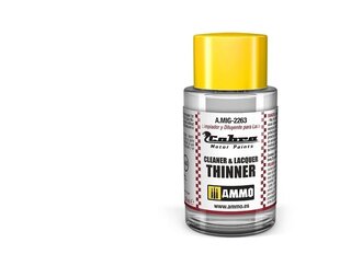 AMMO MIG - Cobra motor paints Lacquer Cleaner & Thinner (Очиститель и разбавитель для прозрачного лака 2K), 30 ml, 2263 цена и информация | Принадлежности для рисования, лепки | kaup24.ee