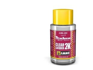 AMMO MIG - Cobra motor paints Clear Lacquer 2K (2K лак глянцевый), 30 ml, 2261 цена и информация | Принадлежности для рисования, лепки | kaup24.ee