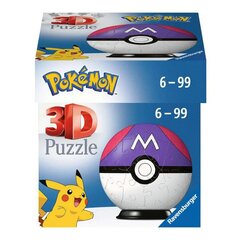 3D pusle Pokemoni pall Ravensburger, 55 tk цена и информация | Пазлы | kaup24.ee