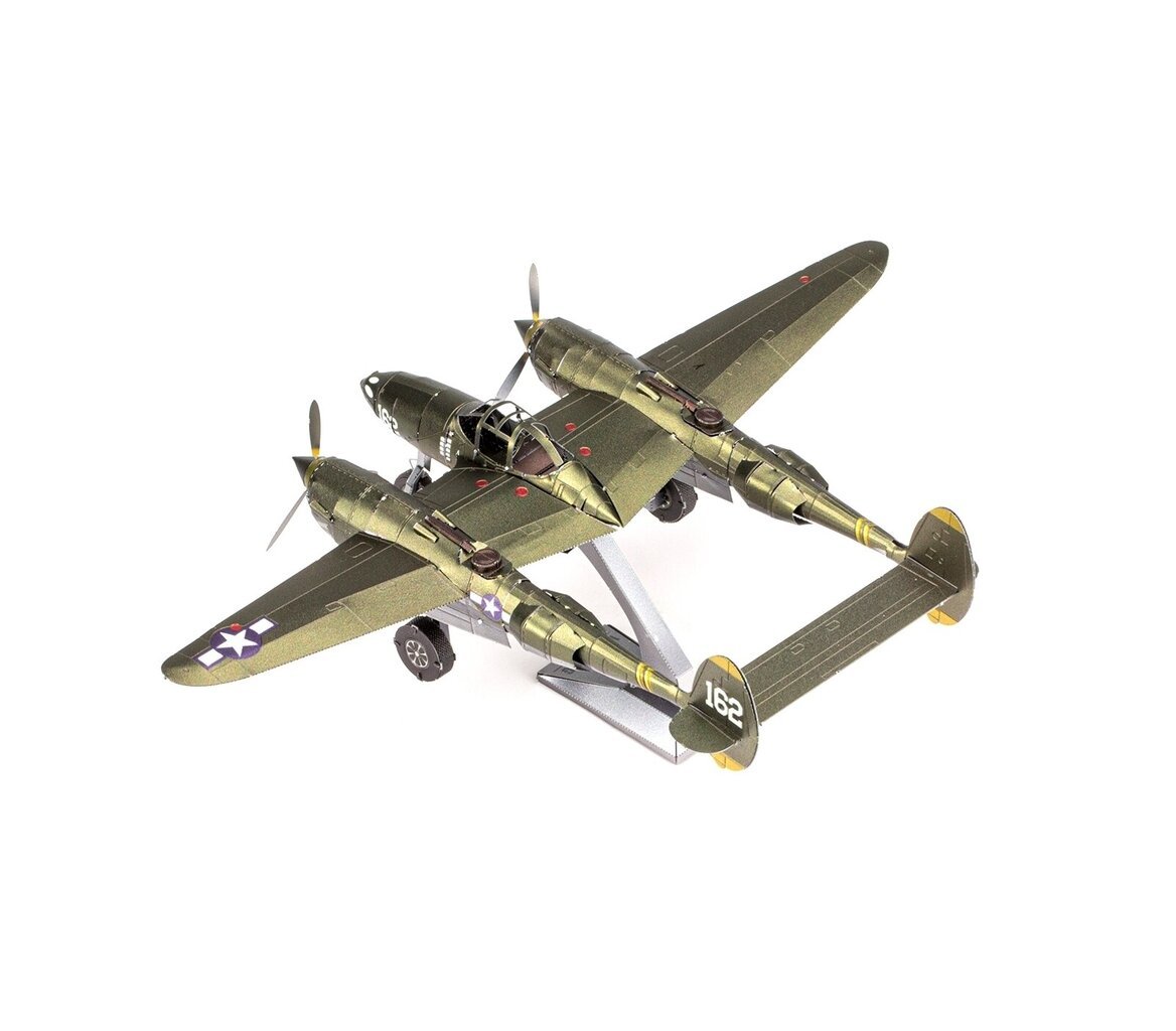 3D pusle Metal Earth P-38 Lightning цена и информация | Pusled | kaup24.ee