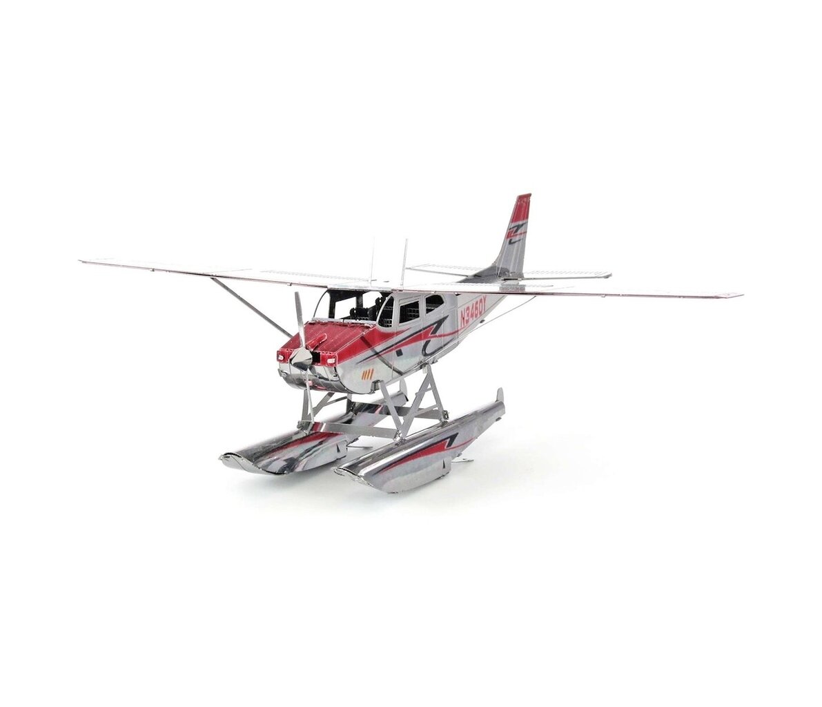3D pusle Metal Earth Cessna 182 Floatplane hind ja info | Pusled | kaup24.ee
