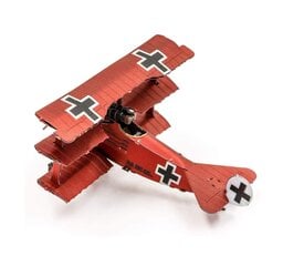 3D pusle Metal Earth Fokker Dr.I Triplane цена и информация | Пазлы | kaup24.ee