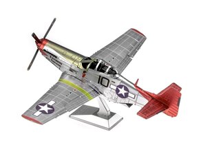 3D pusle Metal Earth Tuskegee Airmen P-51D Mustang цена и информация | Конструкторы и кубики | kaup24.ee