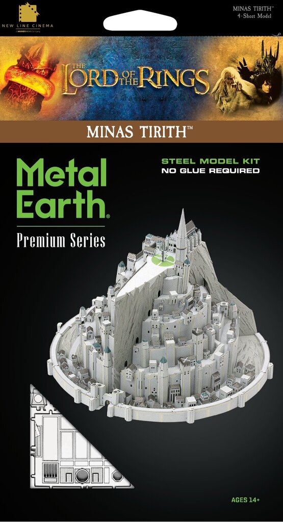 3D pusle Metal Earth Premium Series Minas Tirith hind ja info | Klotsid ja konstruktorid | kaup24.ee