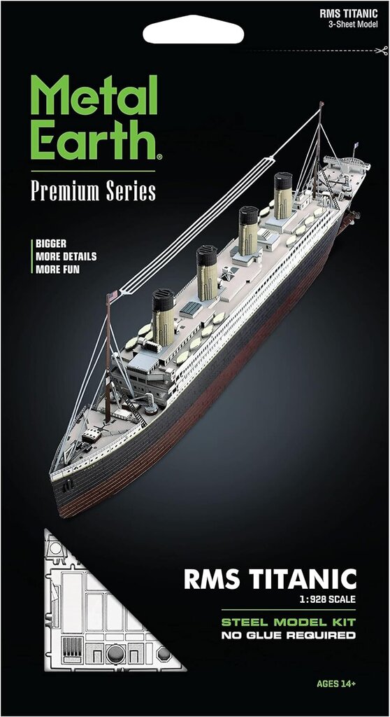 3D pusle Metal Earth Titanic hind ja info | Pusled | kaup24.ee