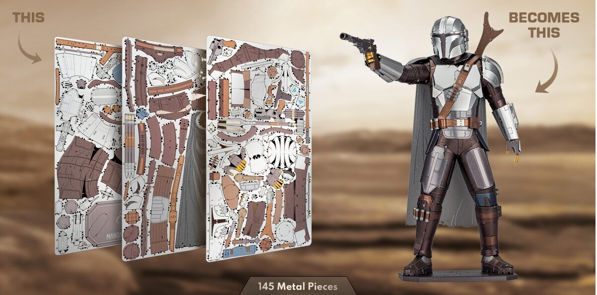 3D pusle Metal Earth The Mandalorian цена и информация | Pusled | kaup24.ee