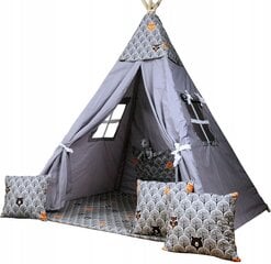 Детская палатка Lalulip, серый цена и информация | Детские игровые домики | kaup24.ee