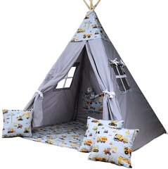 Детская палатка Lalulip, серый  цена и информация | Детские игровые домики | kaup24.ee