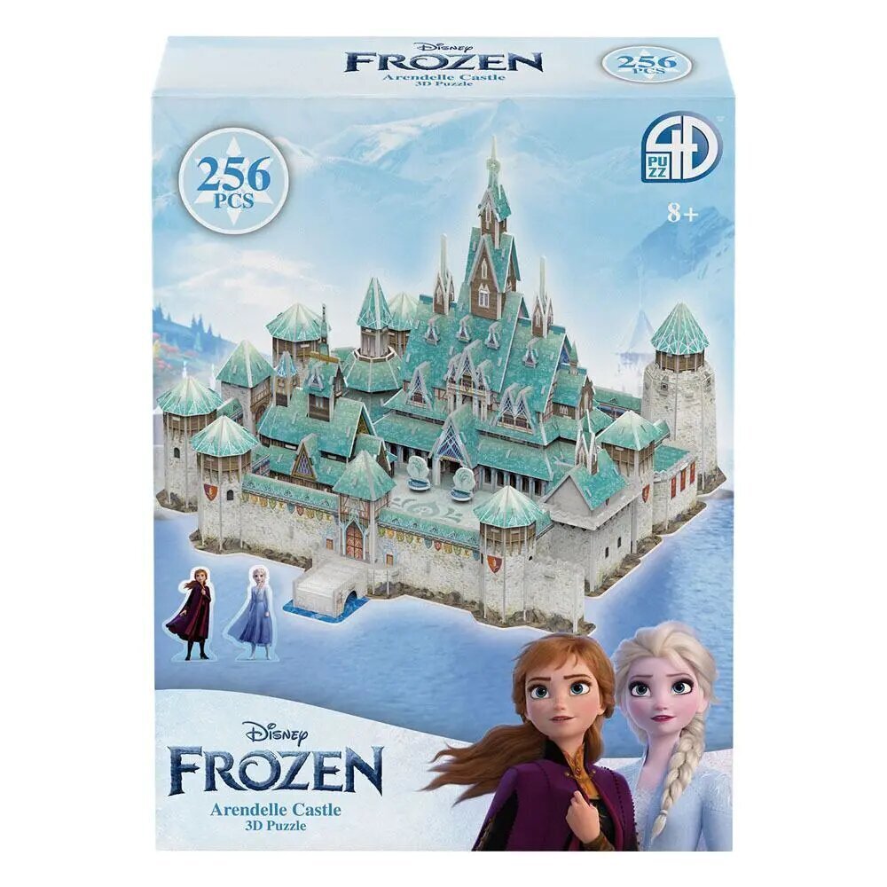 Pusle 3D Disney Frozen Arendelle loss, 256 tk цена и информация | Pusled | kaup24.ee