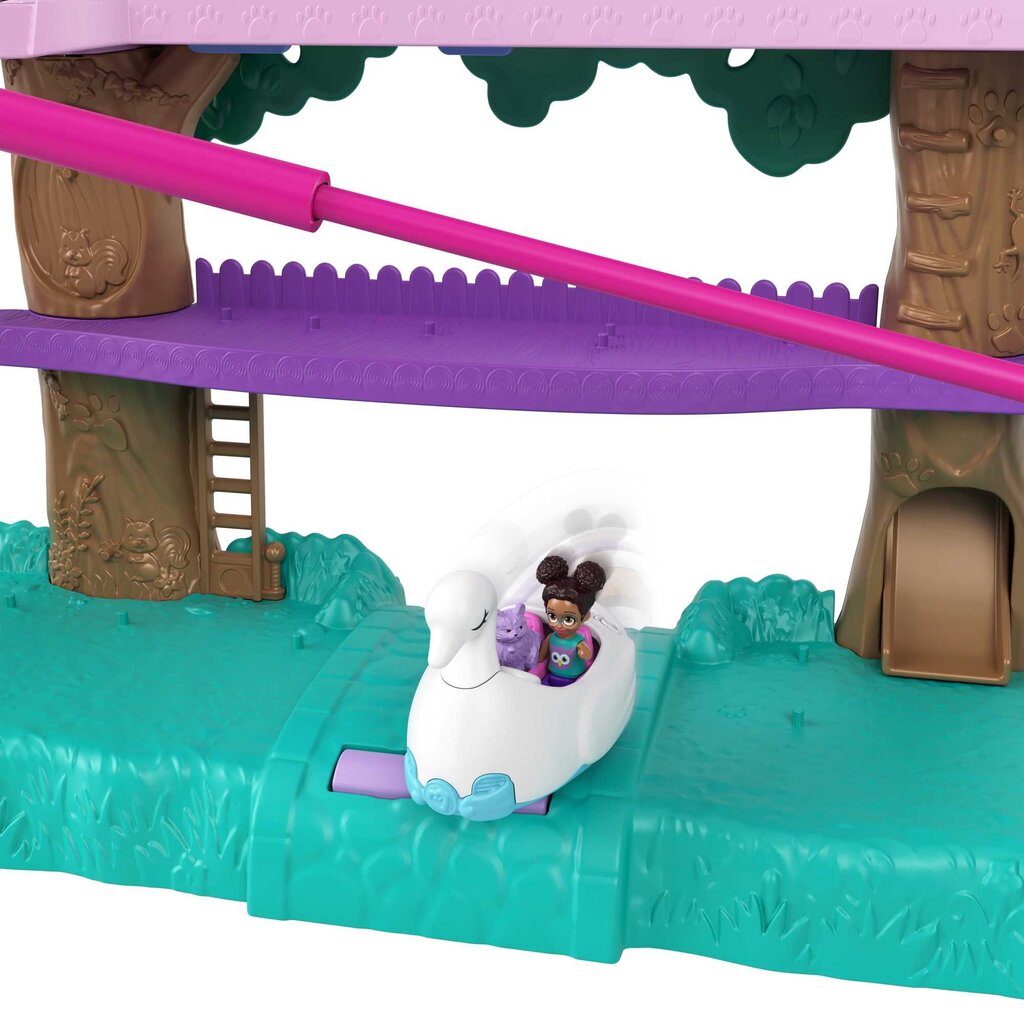 Polly Pocket® Pollyville Pet Party Treehouse HHJ06 цена и информация | Tüdrukute mänguasjad | kaup24.ee