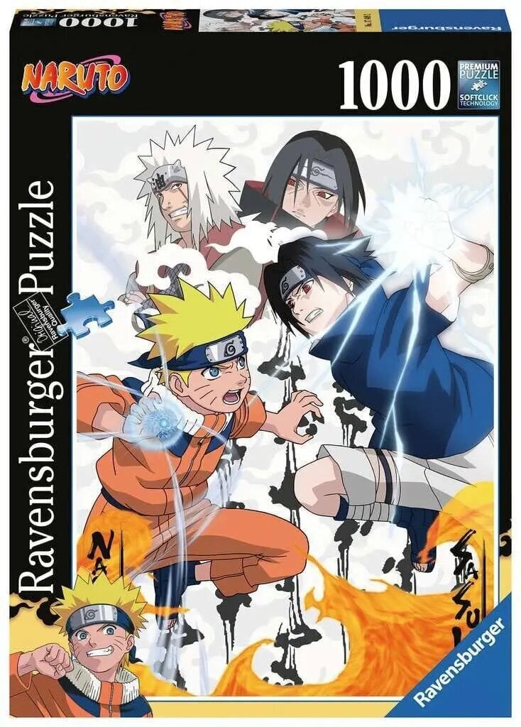 Pusle Naruto Ravensburgeriga, 1000 tk hind ja info | Pusled | kaup24.ee