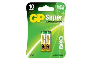 Patareid GP Super alkaline AAA 1.5V, 20 tk hind ja info | Patareid | kaup24.ee