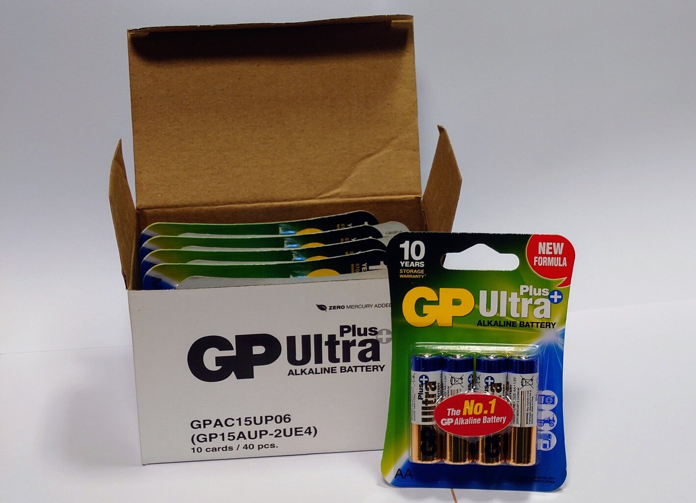 Patareid GP Ultra Plus alkaline AA 1.5V, 40tk цена и информация | Patareid | kaup24.ee