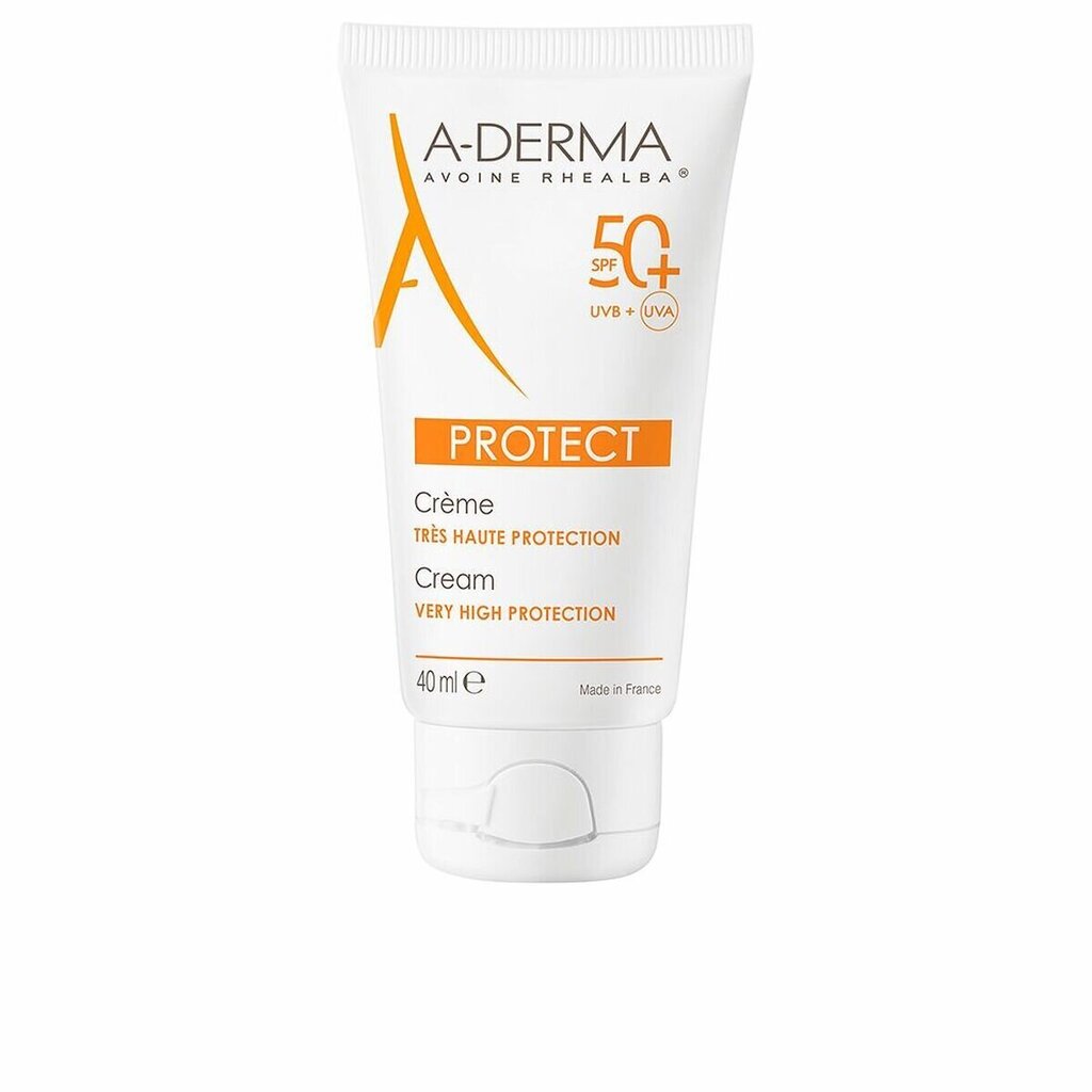 Päikesekreem A-Derma Protect Very High Protection Cream Spf50, 40ml hind ja info | Päikesekreemid | kaup24.ee