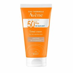 Päikesekreem näo jaoks Avene Spf 50, 50 ml цена и информация | Кремы от загара | kaup24.ee